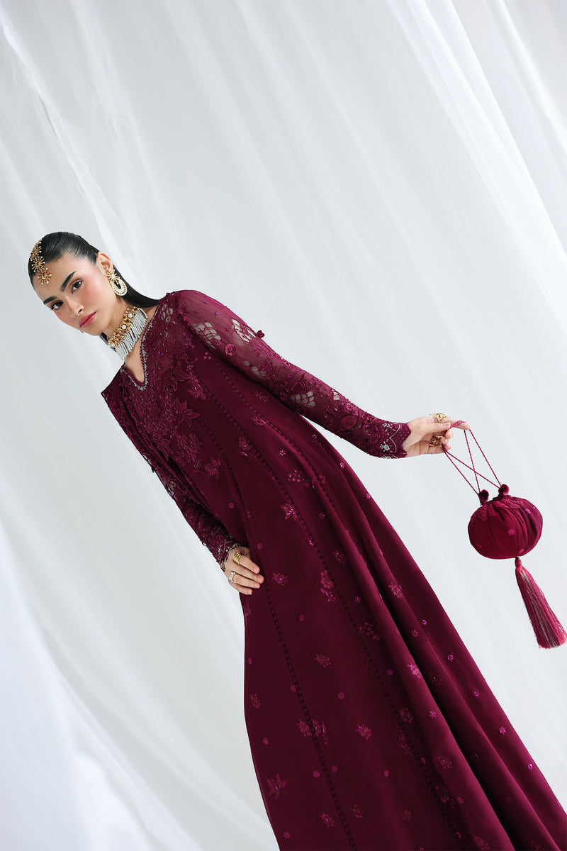Qalamkar | Chiffon 26 | QCC-03 WAFA - by Libasekhas UK - Registered Vendor of : Qalamkar - 100% Original Designer Dress