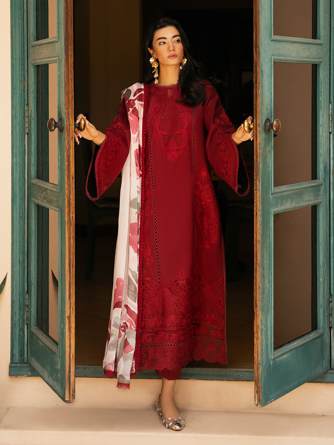 Izel | Dastak Luxury Lawn | REET - by - Libasekhas UK - Registered Vendor of : Izel - 100% Original Designer Dresss