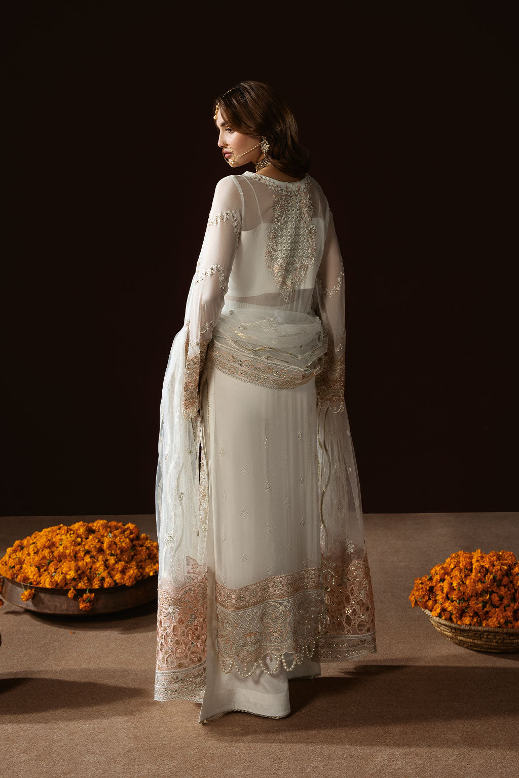Ramsha | Dastak Luxury Chiffon Collection | Q-204 - by - Libasekhas UK - Registered Vendor of : Ramsha - 100% Original Designer Dresss