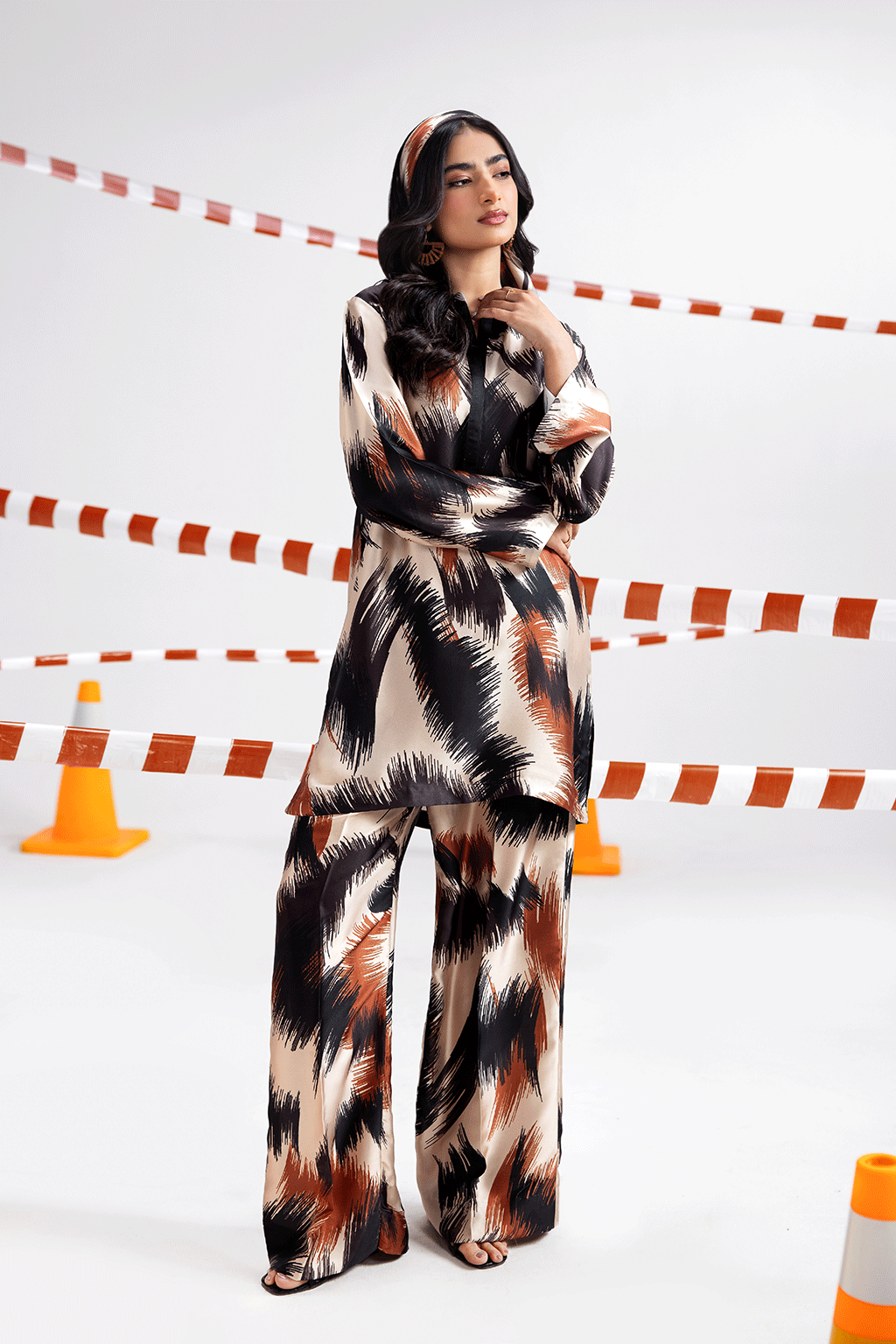 Afsanah | The Print Edit | SANDSHELL AP-116 - by - Libasekhas UK - Registered Vendor of : Afsanah - 100% Original Designer Dresss