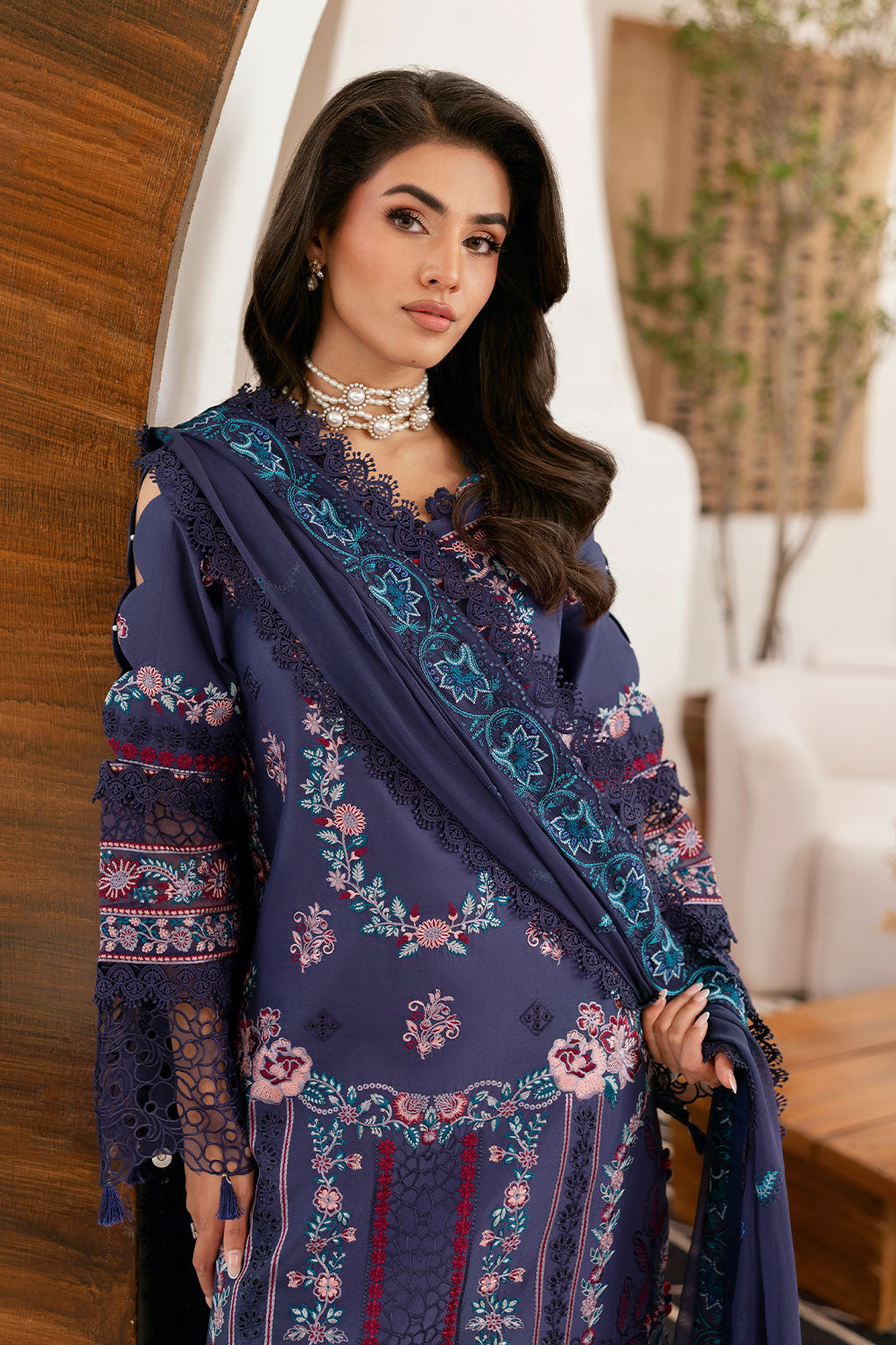 Ramsha | Ghazal Luxury Lawn | G-401 - by Libasekhas UK - Registered Vendor of : Ramsha - 100% Original Designer Dress