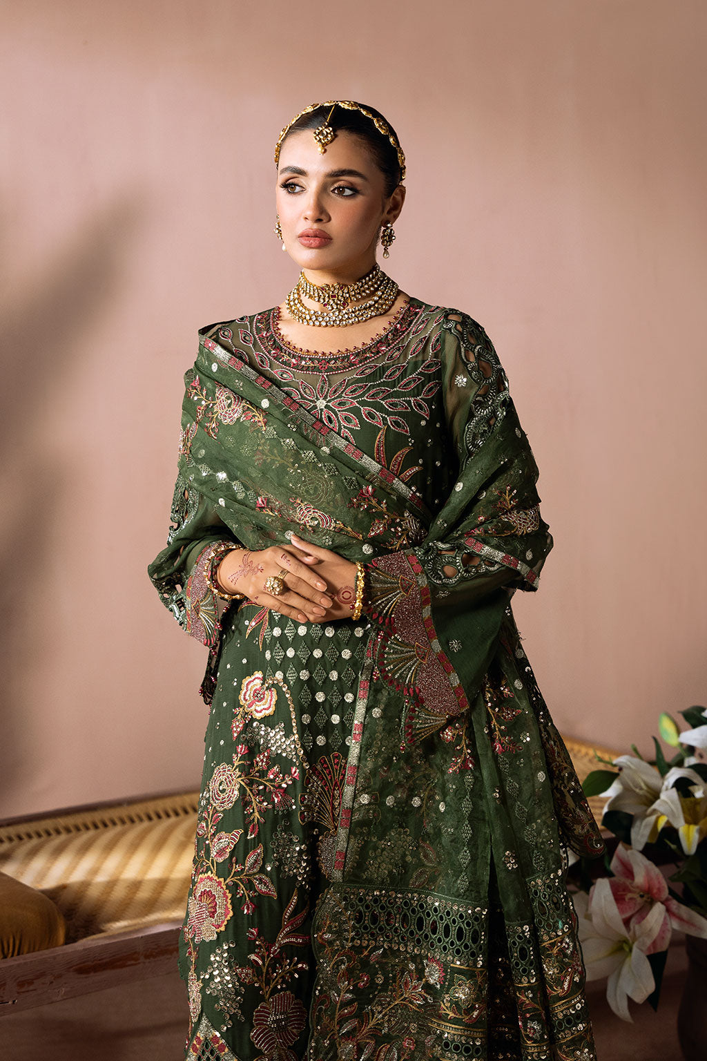 Ramsha | Dastak Luxury Chiffon Collection | Q-201 - by - Libasekhas UK - Registered Vendor of : Ramsha - 100% Original Designer Dresss