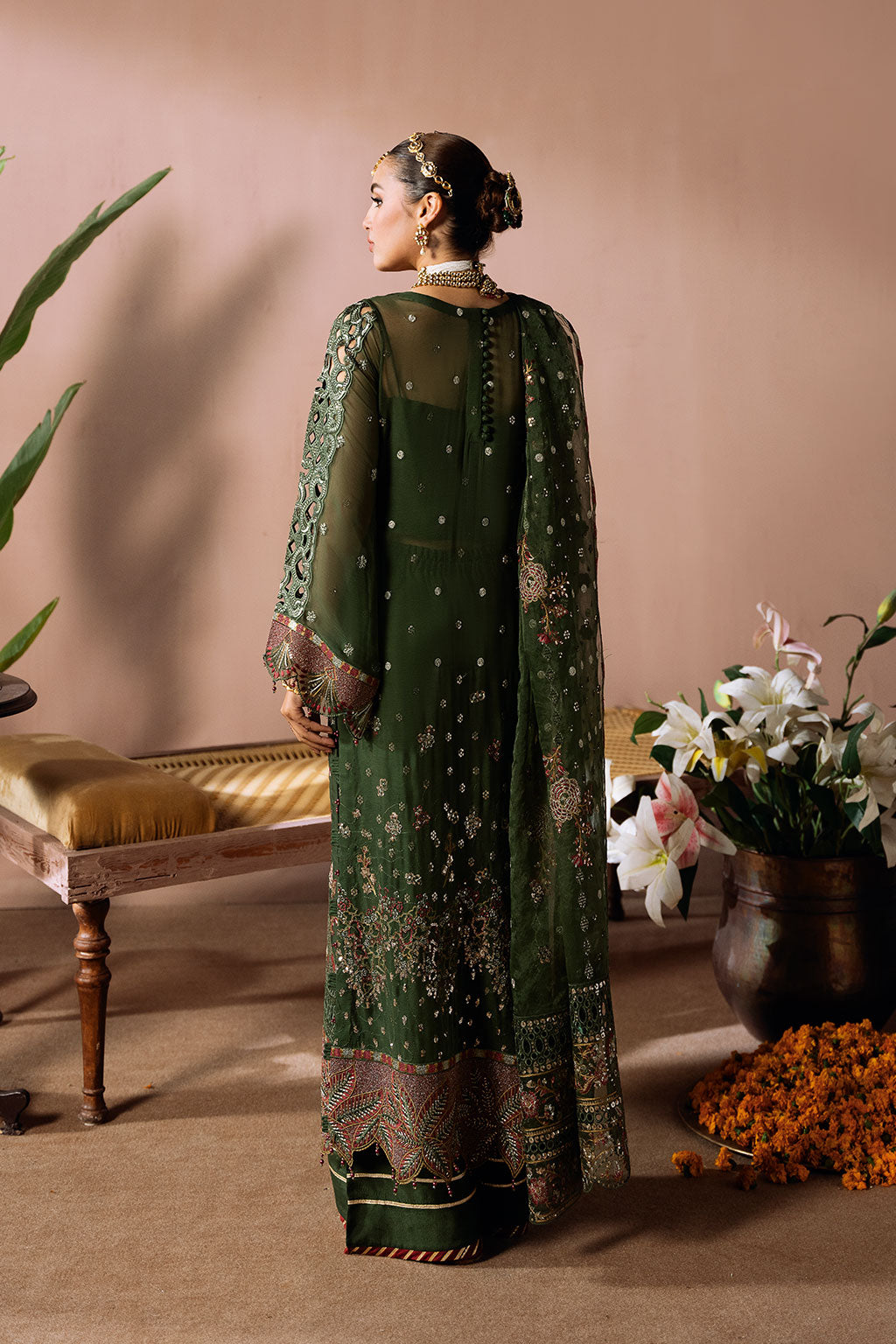Ramsha | Dastak Luxury Chiffon Collection | Q-201 - by - Libasekhas UK - Registered Vendor of : Ramsha - 100% Original Designer Dresss