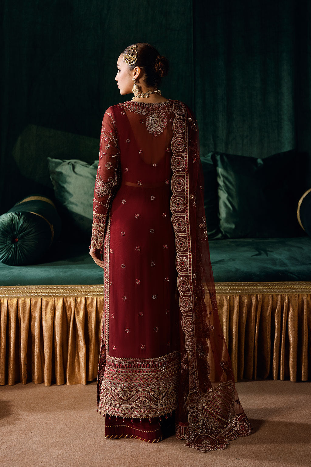Ramsha | Dastak Luxury Chiffon Collection | Q-203 - by - Libasekhas UK - Registered Vendor of : Ramsha - 100% Original Designer Dresss