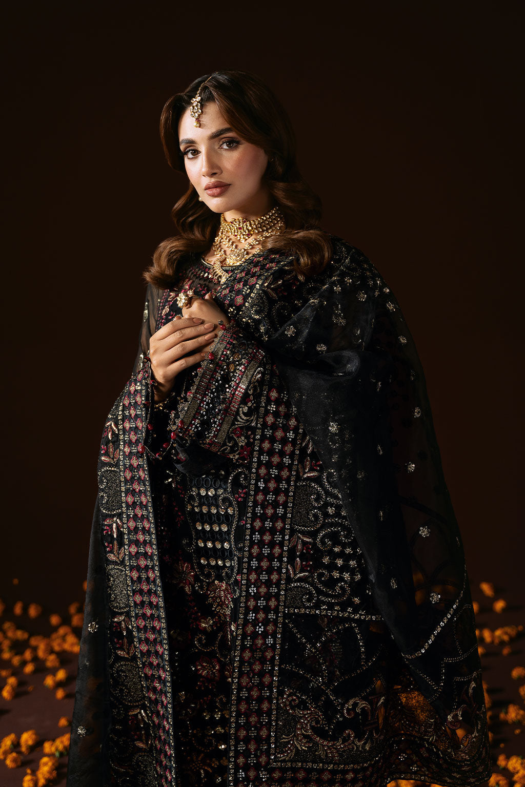 Ramsha | Dastak Luxury Chiffon Collection | Q-205 - by - Libasekhas UK - Registered Vendor of : Ramsha - 100% Original Designer Dresss