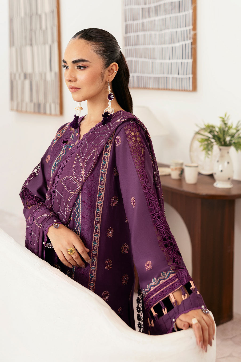 Ramsha | Ghazal Luxury Lawn | G-408 - by Libasekhas UK - Registered Vendor of : Ramsha - 100% Original Designer Dress