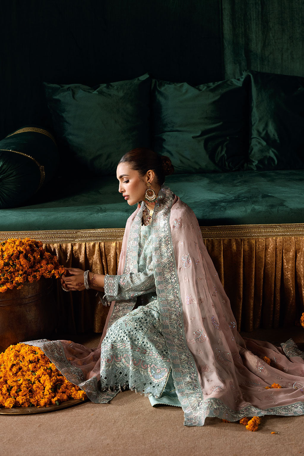Ramsha | Dastak Luxury Chiffon Collection | Q-206 - by - Libasekhas UK - Registered Vendor of : Ramsha - 100% Original Designer Dresss