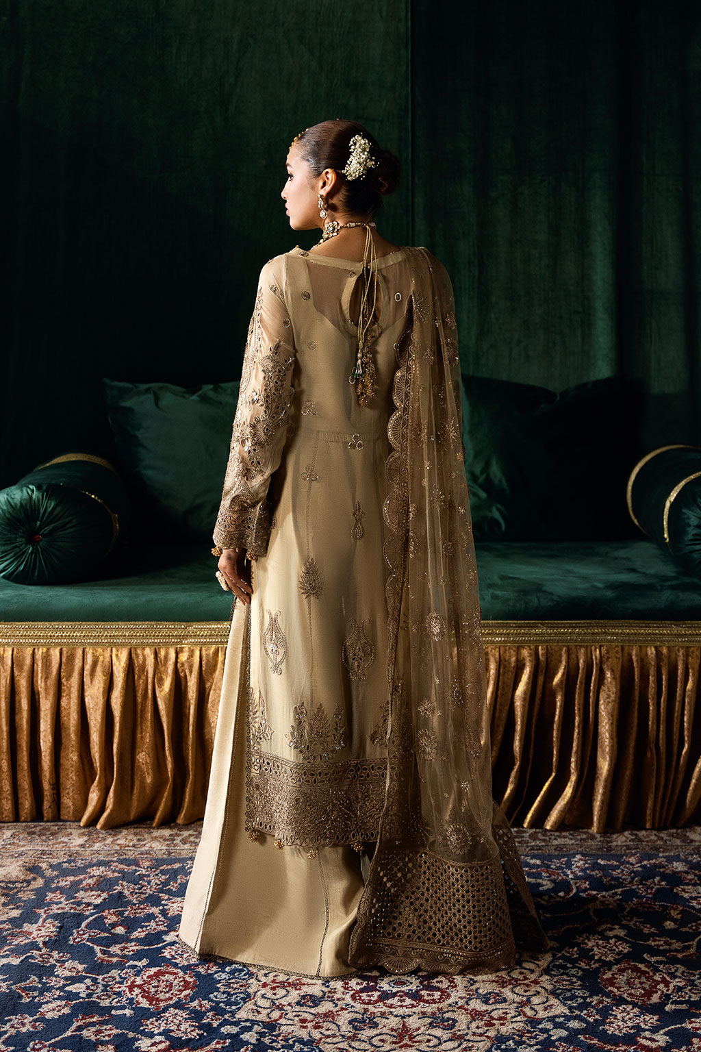 Ramsha | Dastak Luxury Chiffon Collection | Q-207 - by - Libasekhas UK - Registered Vendor of : Ramsha - 100% Original Designer Dresss