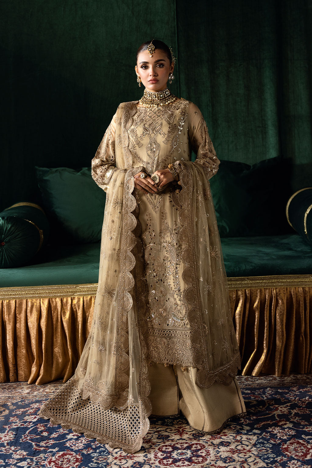 Ramsha | Dastak Luxury Chiffon Collection | Q-207 - by - Libasekhas UK - Registered Vendor of : Ramsha - 100% Original Designer Dresss