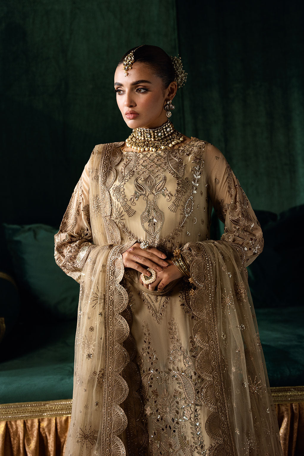 Ramsha | Dastak Luxury Chiffon Collection | Q-207 - by - Libasekhas UK - Registered Vendor of : Ramsha - 100% Original Designer Dresss