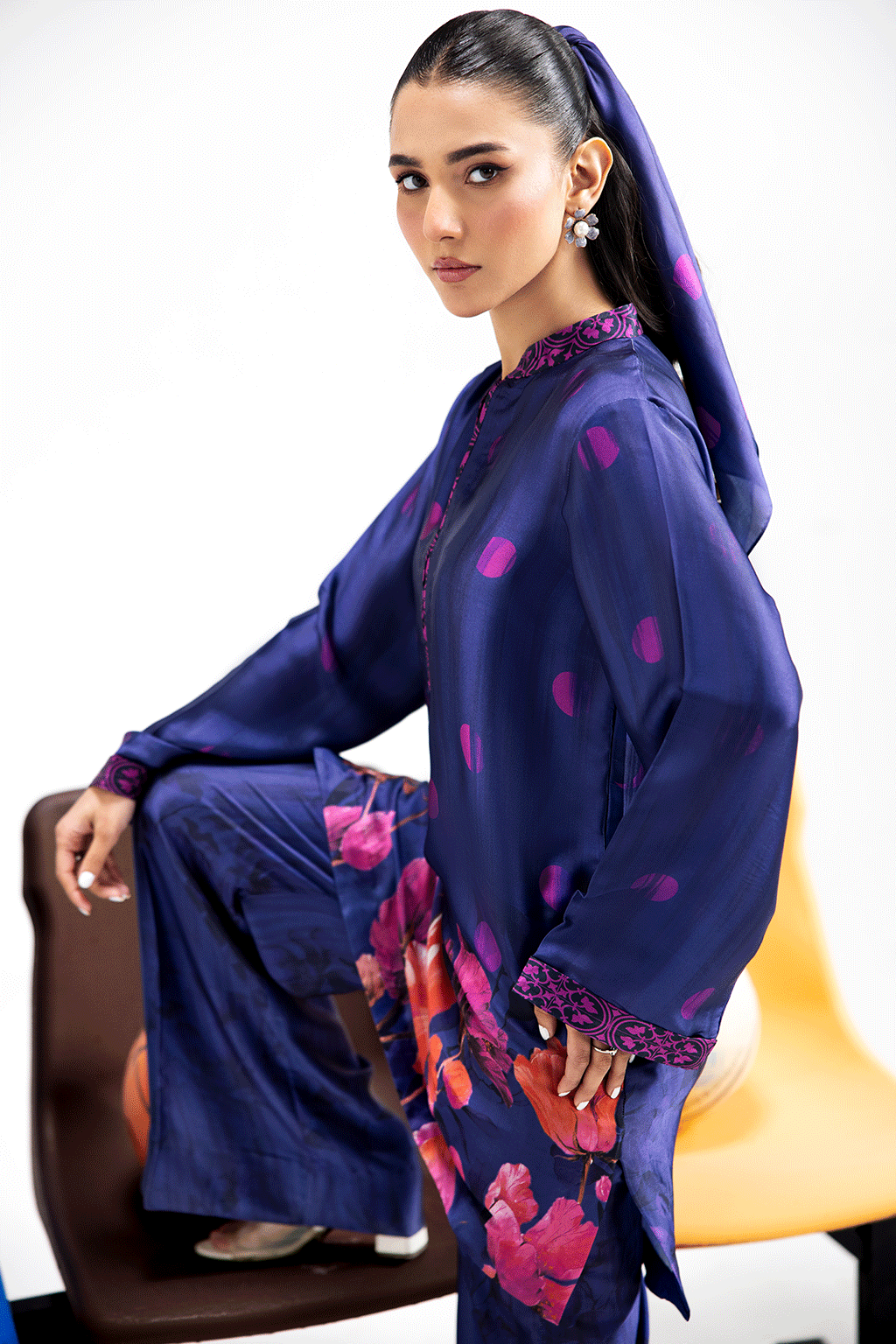 Afsanah | The Print Edit | CRYSTAL TALE AP-117 - by - Libasekhas UK - Registered Vendor of : Afsanah - 100% Original Designer Dresss