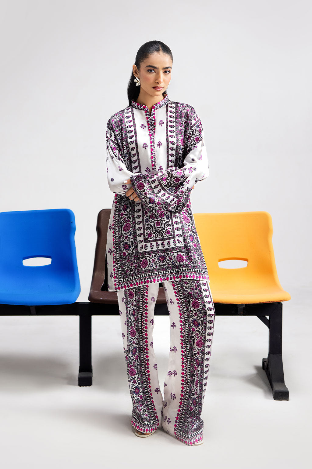 Afsanah | The Print Edit | GARDEN GLAM AP-113 - by - Libasekhas UK - Registered Vendor of : Afsanah - 100% Original Designer Dresss