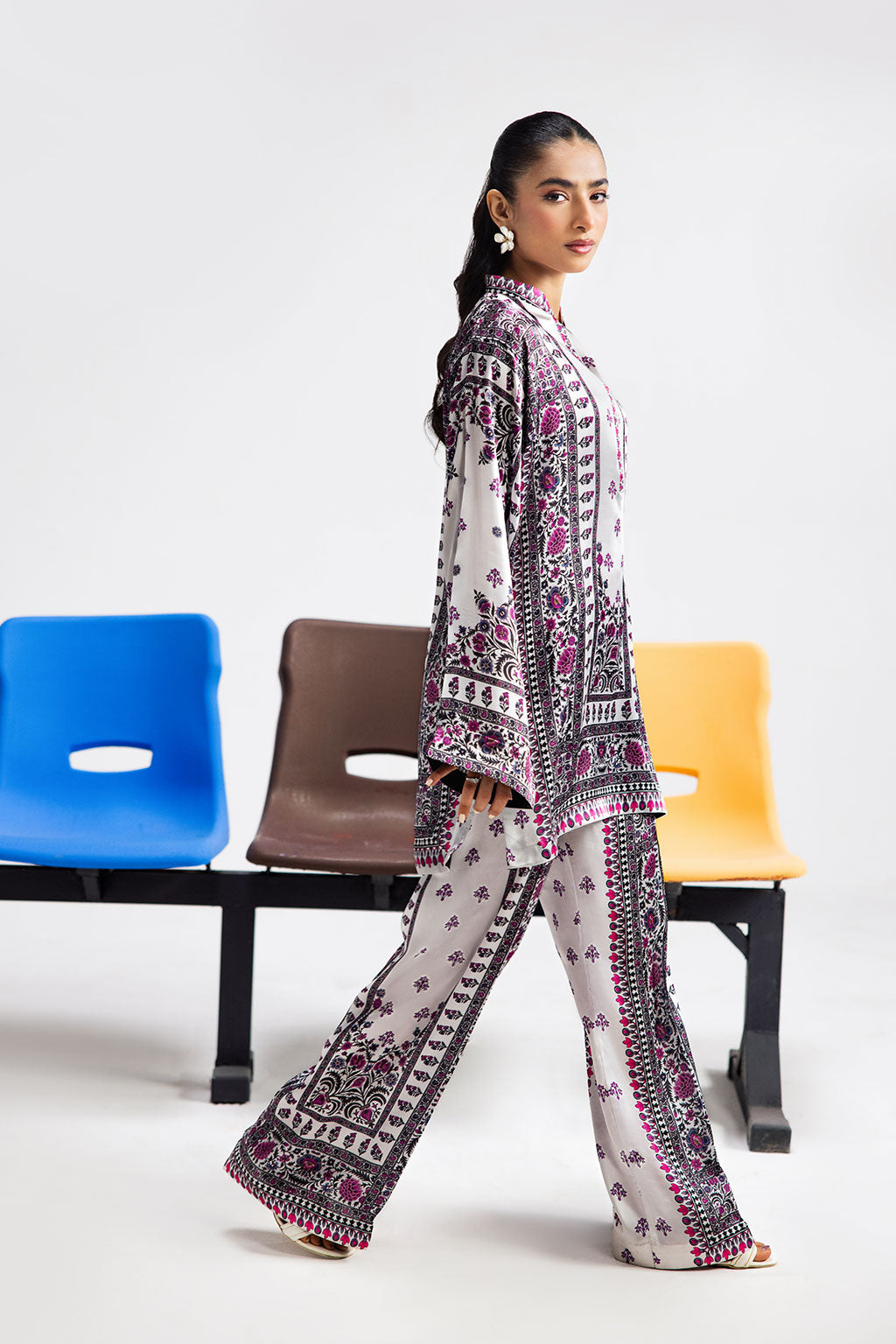 Afsanah | The Print Edit | GARDEN GLAM AP-113 - by - Libasekhas UK - Registered Vendor of : Afsanah - 100% Original Designer Dresss