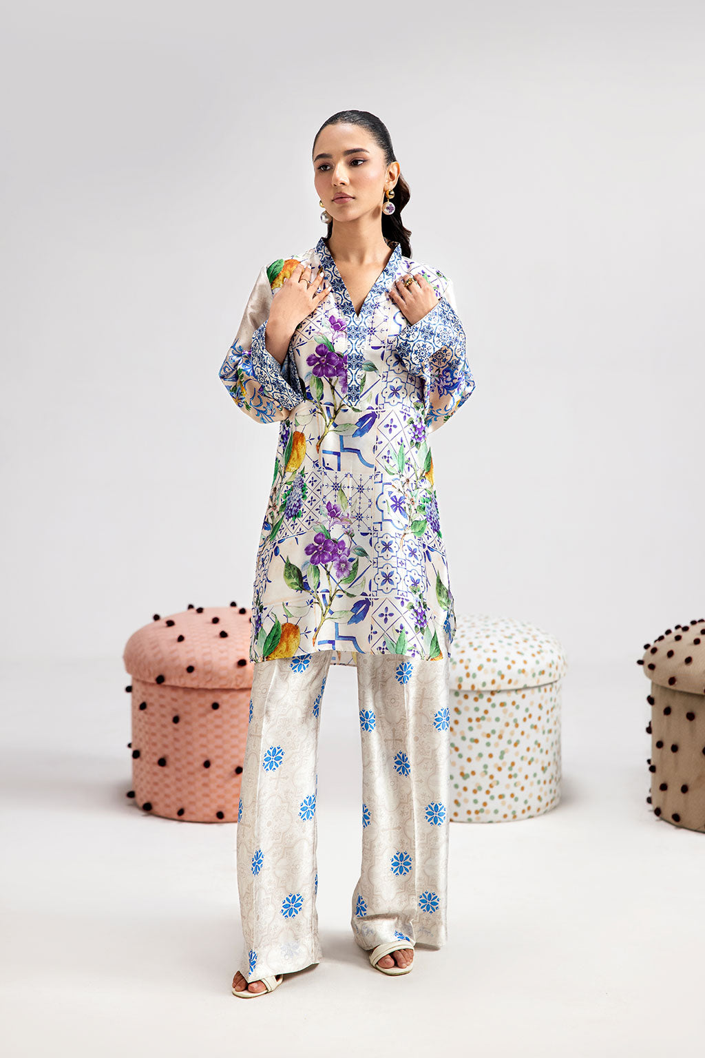 Afsanah | The Print Edit | SUMMER GLORY AP-111 - by - Libasekhas UK - Registered Vendor of : Afsanah - 100% Original Designer Dresss