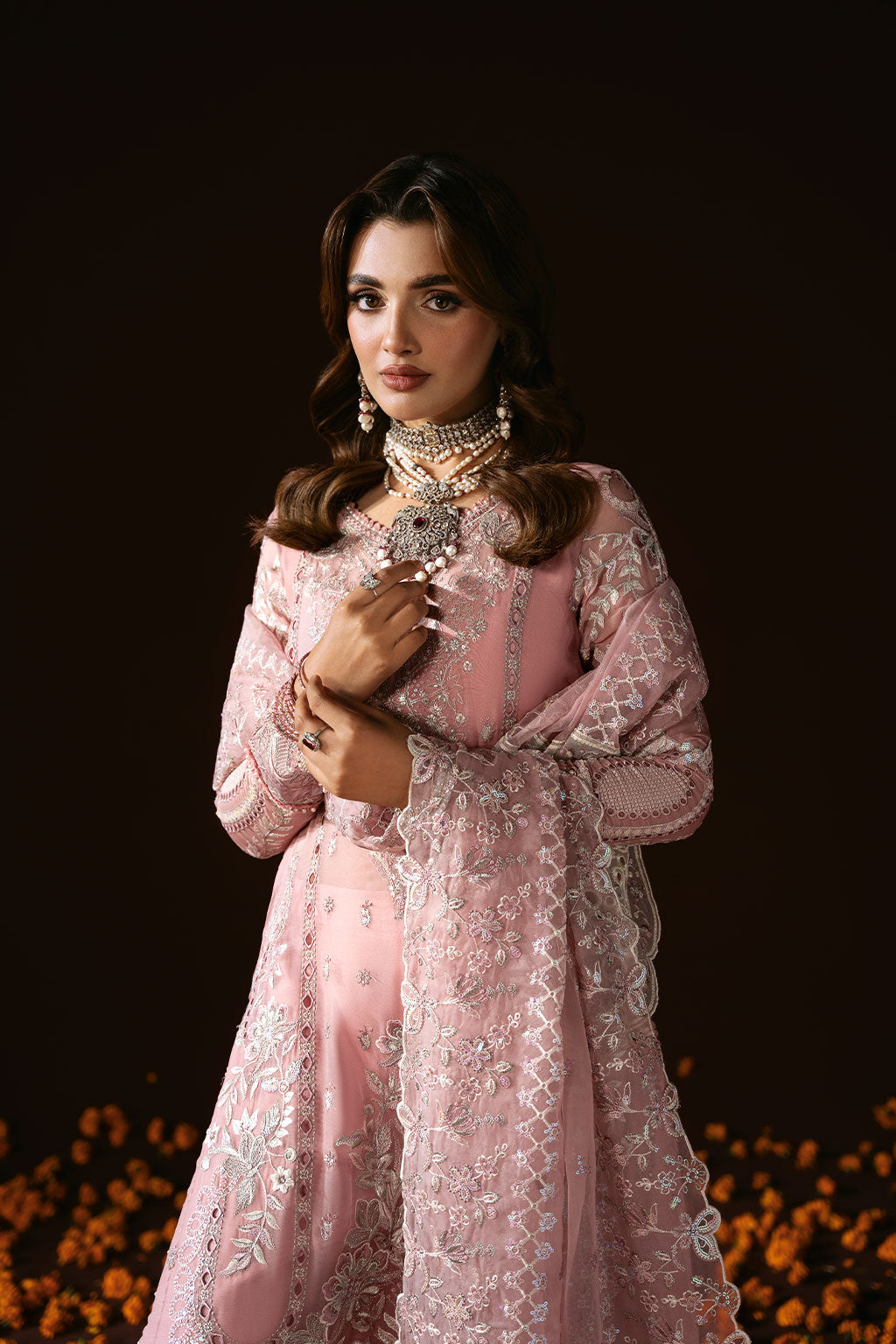 Ramsha | Dastak Luxury Chiffon Collection | Q-202 - by - Libasekhas UK - Registered Vendor of : Ramsha - 100% Original Designer Dresss