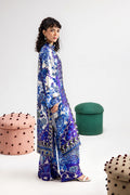 Afsanah | The Print Edit | ORCHE BLOOM (extended shirt) AP-112 - by - Libasekhas UK - Registered Vendor of : Afsanah - 100% Original Designer Dresss