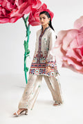 Afsanah | The Print Edit | IVORY FROST AP-108 - by - Libasekhas UK - Registered Vendor of : Afsanah - 100% Original Designer Dresss