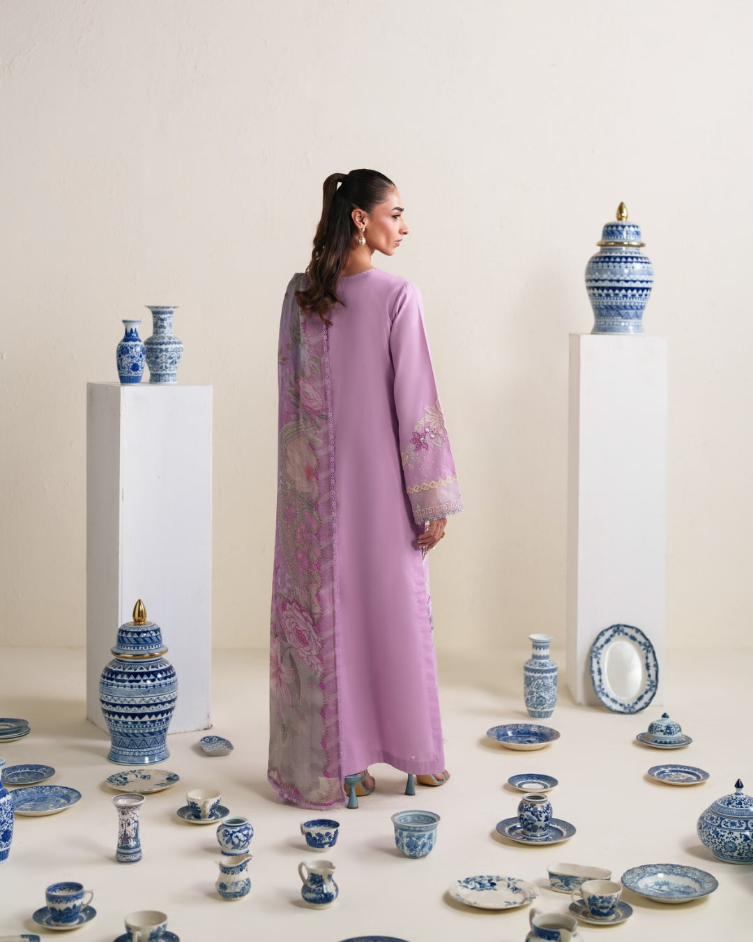 Neeshay | Whispers of Summer Luxury Lawn | EVIE - by Libasekhas - Registered Vendor of : Neeshay - 100% Original Designer Dress