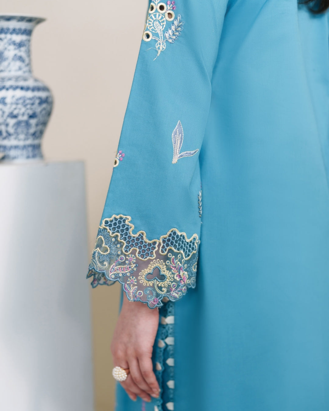Neeshay | Whispers of Summer Luxury Lawn | SKYLA - by Libasekhas - Registered Vendor of : Neeshay - 100% Original Designer Dress