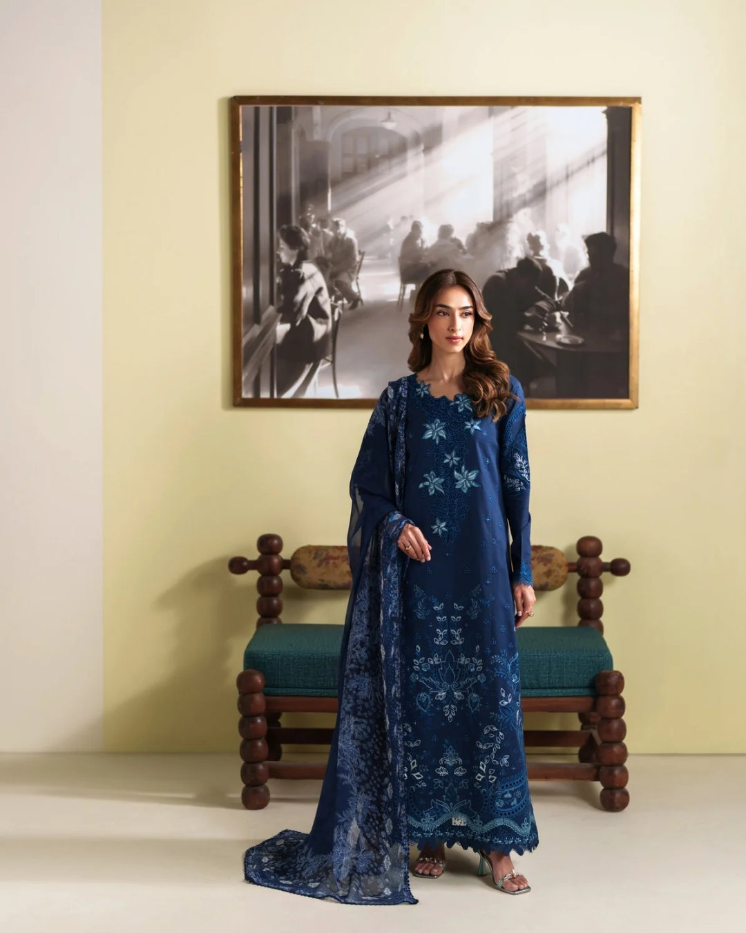 Neeshay | Whispers of Summer Luxury Lawn | LAYLA - by Libasekhas - Registered Vendor of : Neeshay - 100% Original Designer Dress