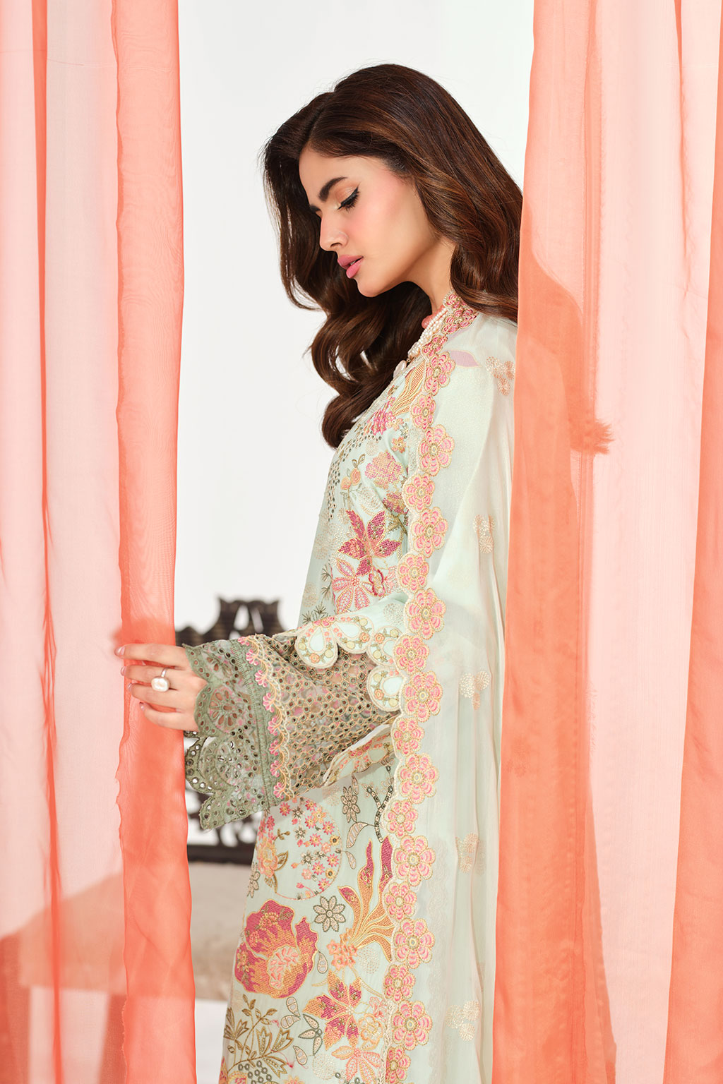 Ramsha | Riwayat Lawn Collection | Y-1505 - by Libasekhas - Registered Vendor of : Ramsha - 100% Original Designer Dress