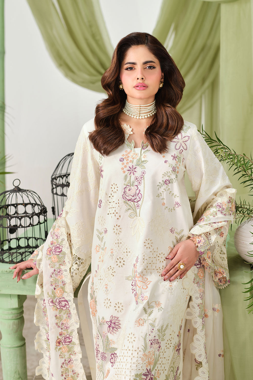 Ramsha | Riwayat Lawn Collection | Y-1501 - by Libasekhas - Registered Vendor of : Ramsha - 100% Original Designer Dress
