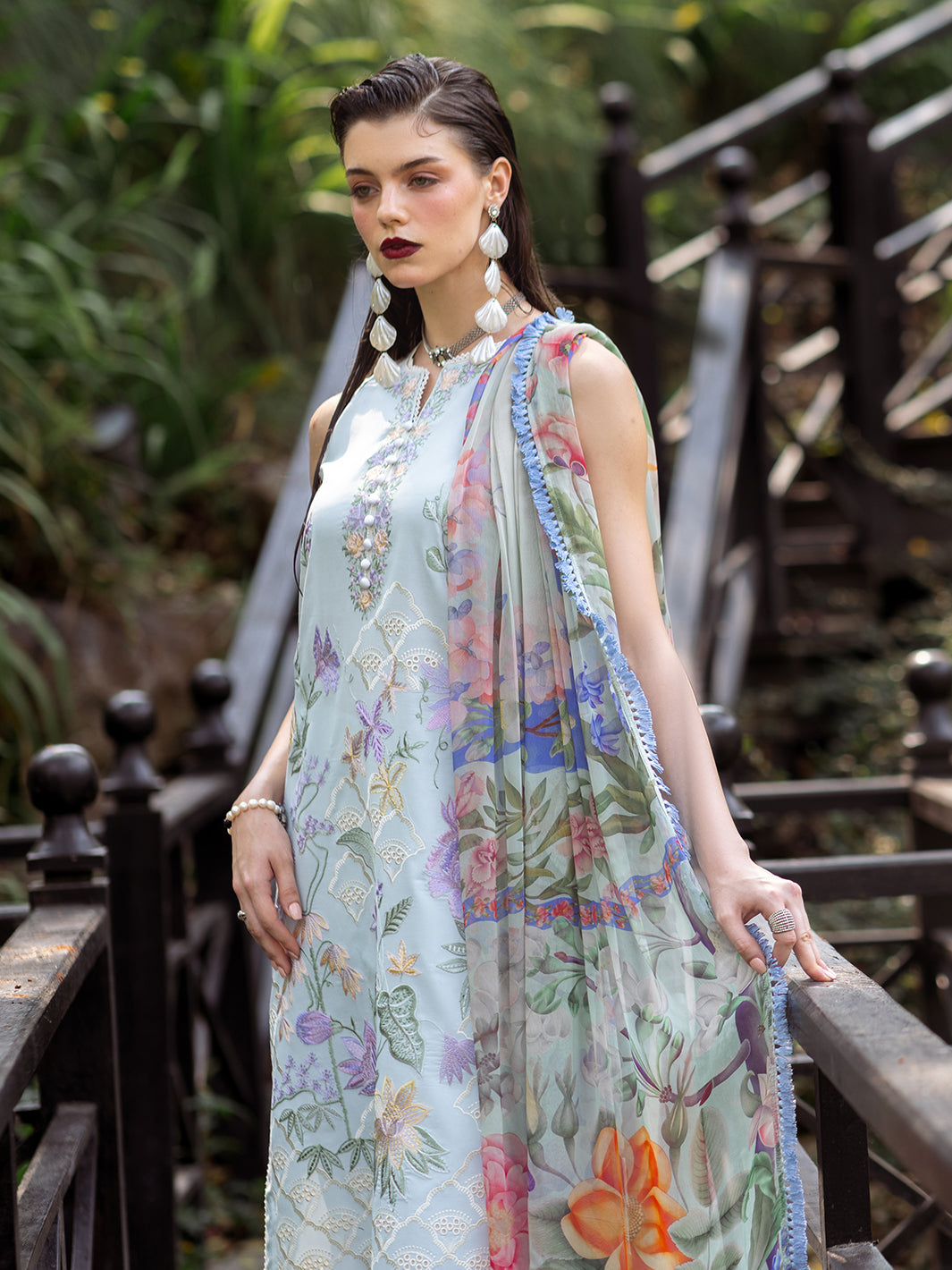 Roheenaz | Dahlia Embroidered Lawn 24 | Daisy - by - Libasekhas UK - Registered Vendor of : Roheenaz - 100% Original Designer Dresss