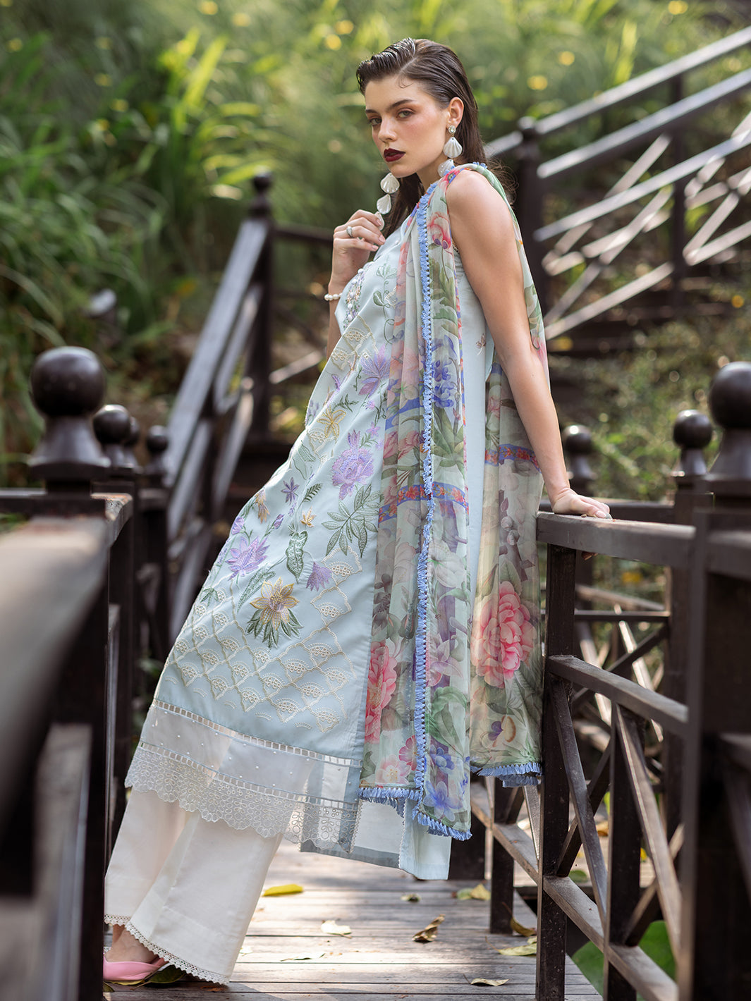 Roheenaz | Dahlia Embroidered Lawn 24 | Daisy - by - Libasekhas UK - Registered Vendor of : Roheenaz - 100% Original Designer Dresss