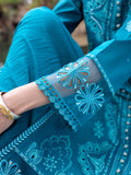 Roheenaz | Dahlia Embroidered Lawn 24 | Delphinium - by - Libasekhas UK - Registered Vendor of : Roheenaz - 100% Original Designer Dresss