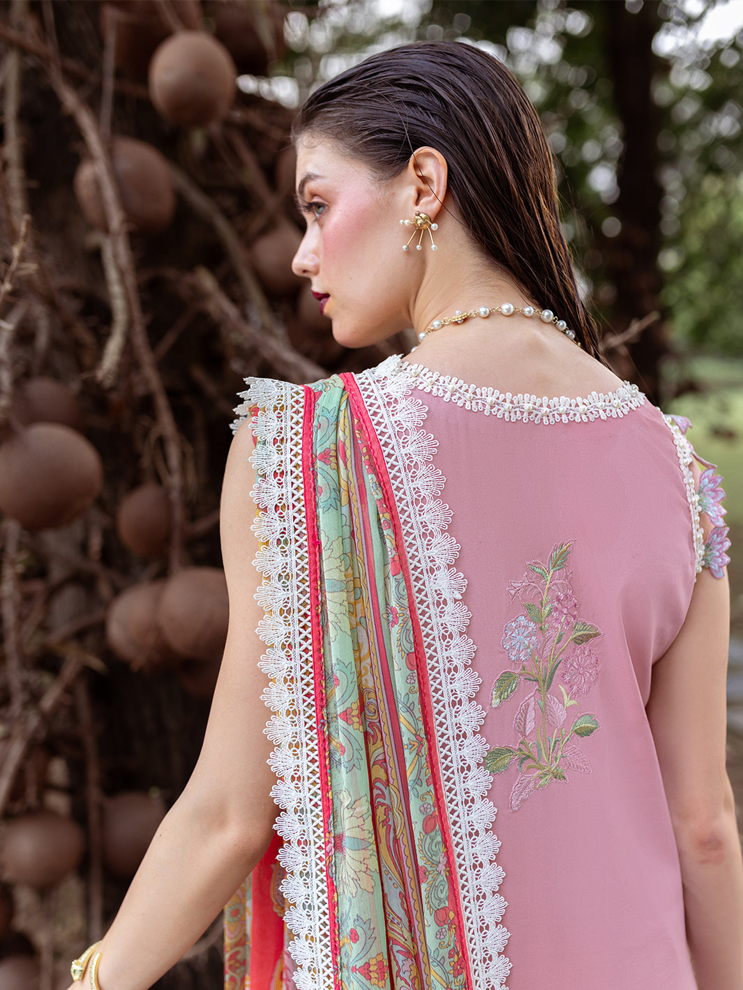 Roheenaz | Dahlia Embroidered Lawn 24 | Peony - by - Libasekhas UK - Registered Vendor of : Roheenaz - 100% Original Designer Dresss