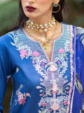 Roheenaz | Dahlia Embroidered Lawn 24 | Bluebell - by - Libasekhas UK - Registered Vendor of : Roheenaz - 100% Original Designer Dresss