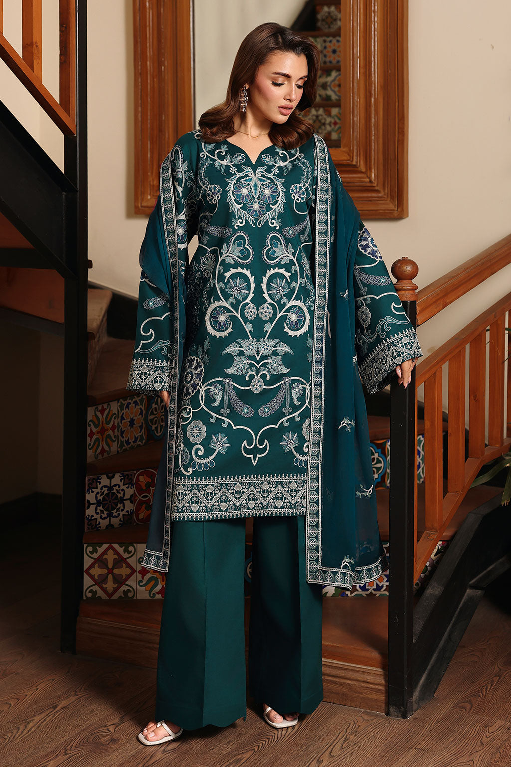 Afsanah | Rosa Essential | AL-304 - by Libasekhas UK - Registered Vendor of : Afsanah - 100% Original Designer Dress