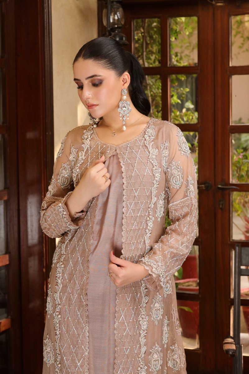 Panache | Pret | Roseate Elegance - by - Libasekhas UK - Registered Vendor of : Panache By Mona - 100% Original Designer Dresss