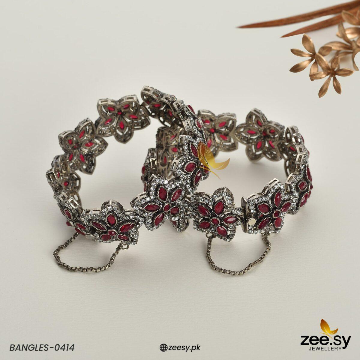 Bangles-0414 - by - Libasekhas UK - Registered Vendor of : Zeesy - 100% Original Designer Dresss