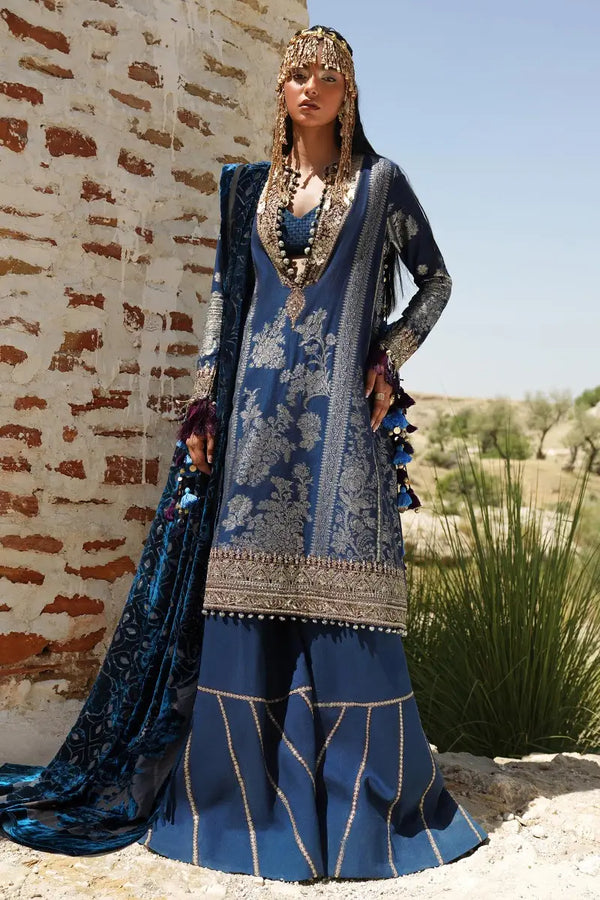 Sana Safinaz | Winter Luxury 23 | S231-001B-DF - by - Libasekhas UK - Registered Vendor of : Sana Safinaz - 100% Original Designer Dresss