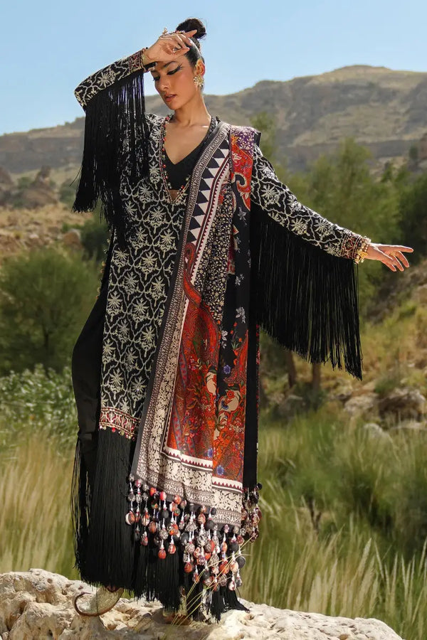 Sana Safinaz | Winter Luxury 23 | S231-002A-CP - by - Libasekhas UK - Registered Vendor of : Sana Safinaz - 100% Original Designer Dresss
