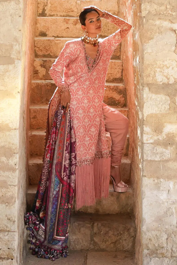 Sana Safinaz | Winter Luxury 23 | S231-002B-CP - by - Libasekhas UK - Registered Vendor of : Sana Safinaz - 100% Original Designer Dresss