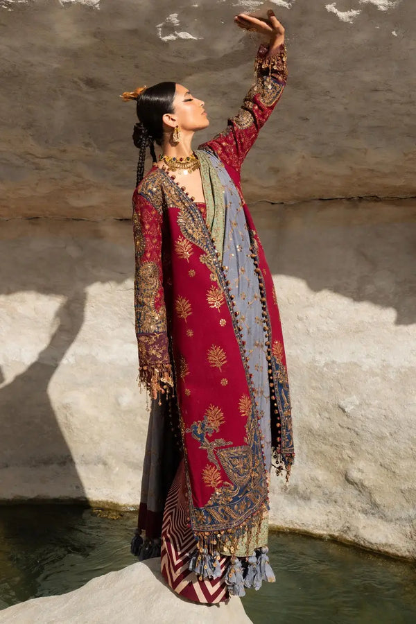 Sana Safinaz | Winter Luxury 23 | S231-003B-CP - by - Libasekhas UK - Registered Vendor of : Sana Safinaz - 100% Original Designer Dresss