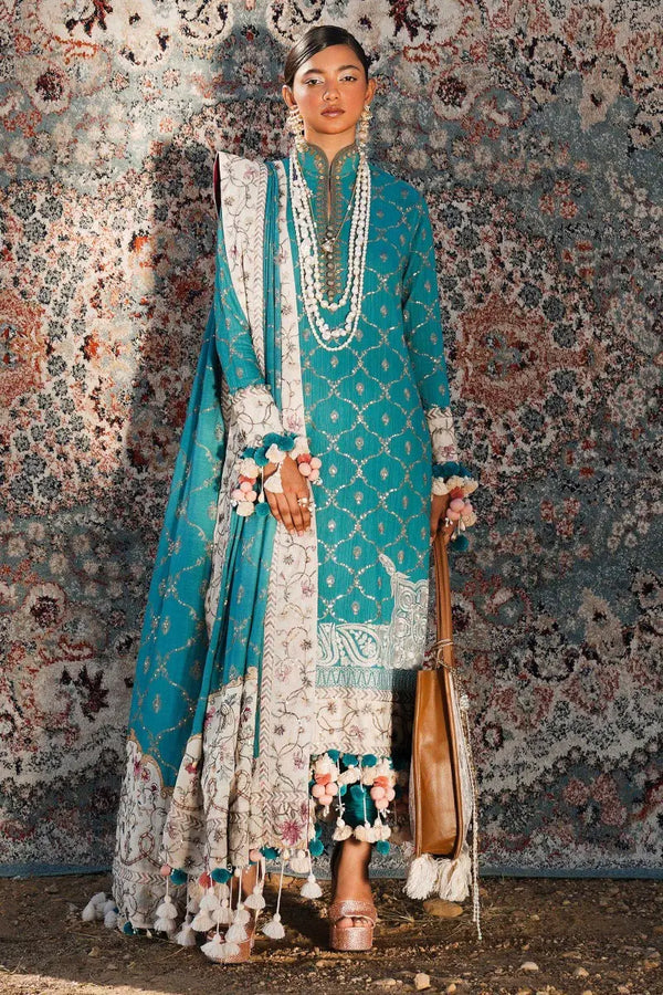 Sana Safinaz | Winter Luxury 23 | S231-005B-CP - by - Libasekhas UK - Registered Vendor of : Sana Safinaz - 100% Original Designer Dresss
