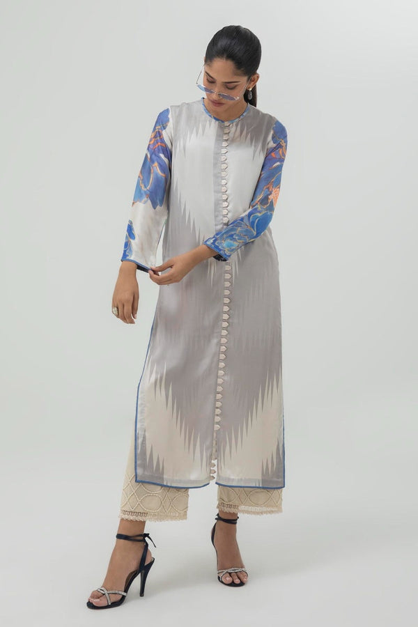 Sana Safinaz | Silk Tunics | S2S3STP518 - by - Libasekhas UK - Registered Vendor of : Sana Safinaz - 100% Original Designer Dresss