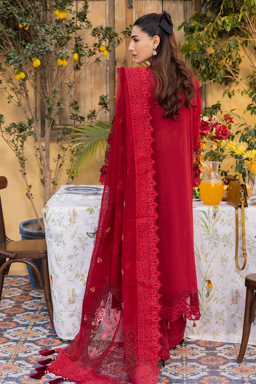 Saad Shaikh | LaAmour Luxury Lawn | Rose - by - Libasekhas UK - Registered Vendor of : Saad Shaikh - 100% Original Designer Dresss