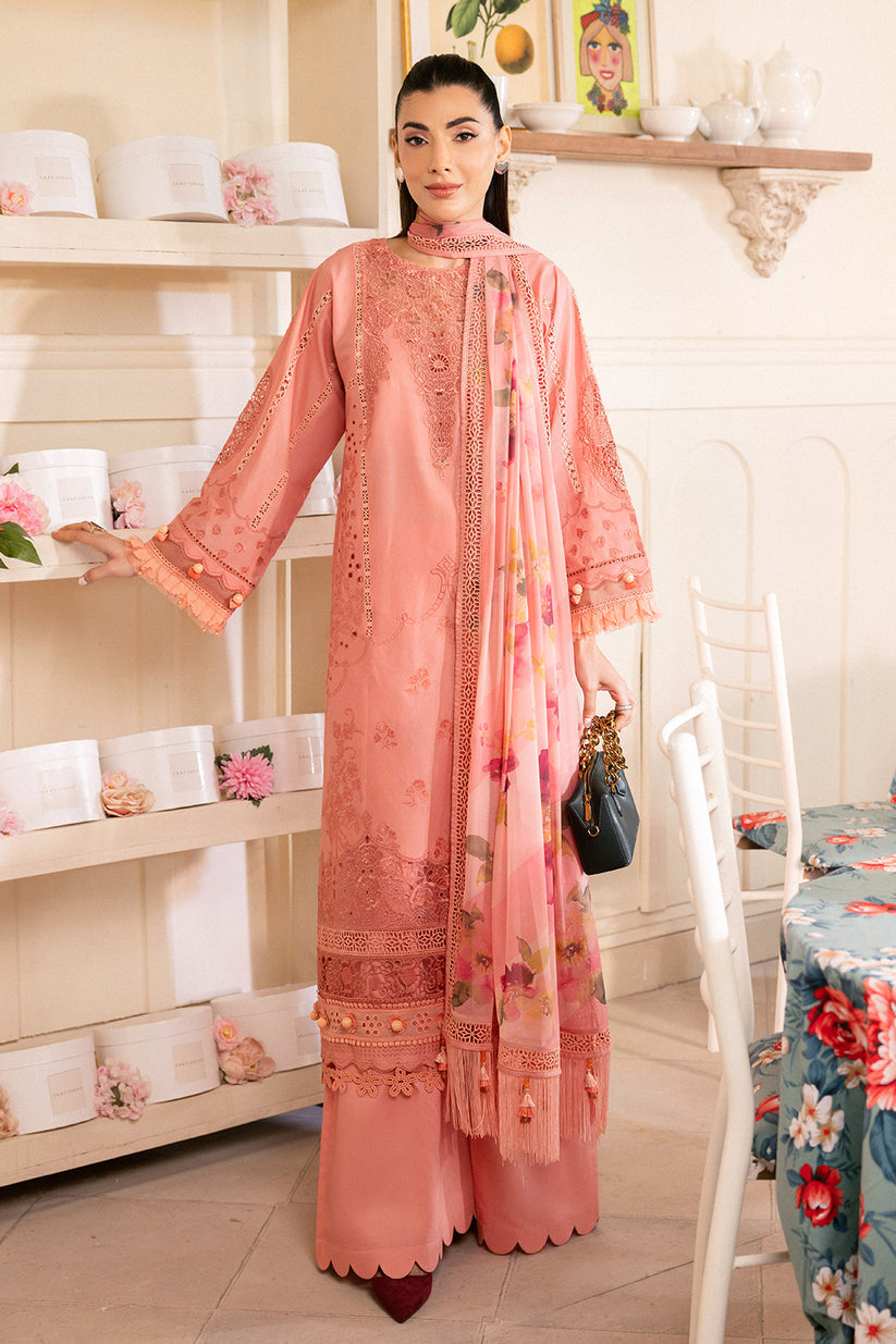 Saad Shaikh | LaAmour Luxury Lawn | Blossom - by - Libasekhas UK - Registered Vendor of : Saad Shaikh - 100% Original Designer Dresss