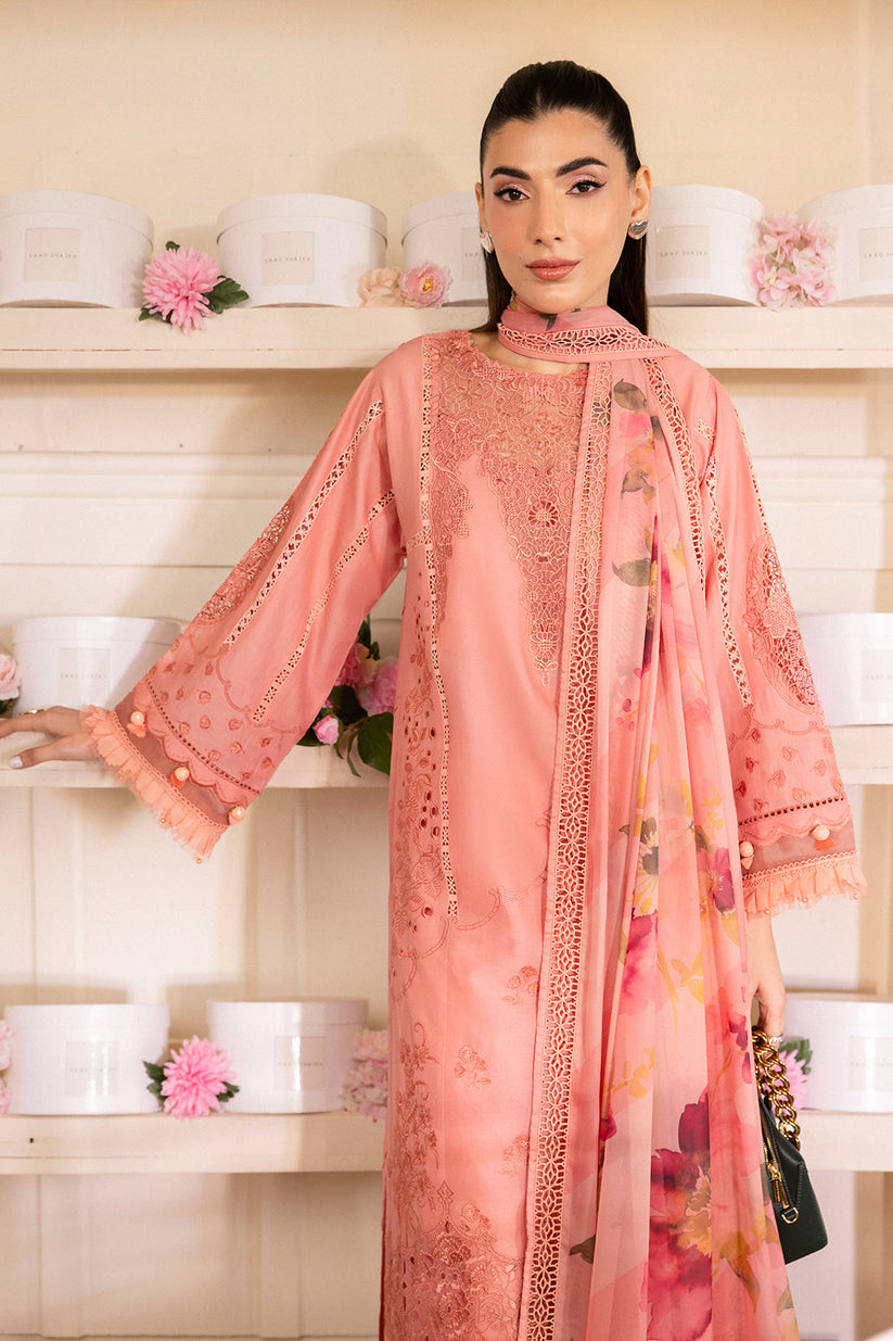 Saad Shaikh | LaAmour Luxury Lawn | Blossom - by - Libasekhas UK - Registered Vendor of : Saad Shaikh - 100% Original Designer Dresss