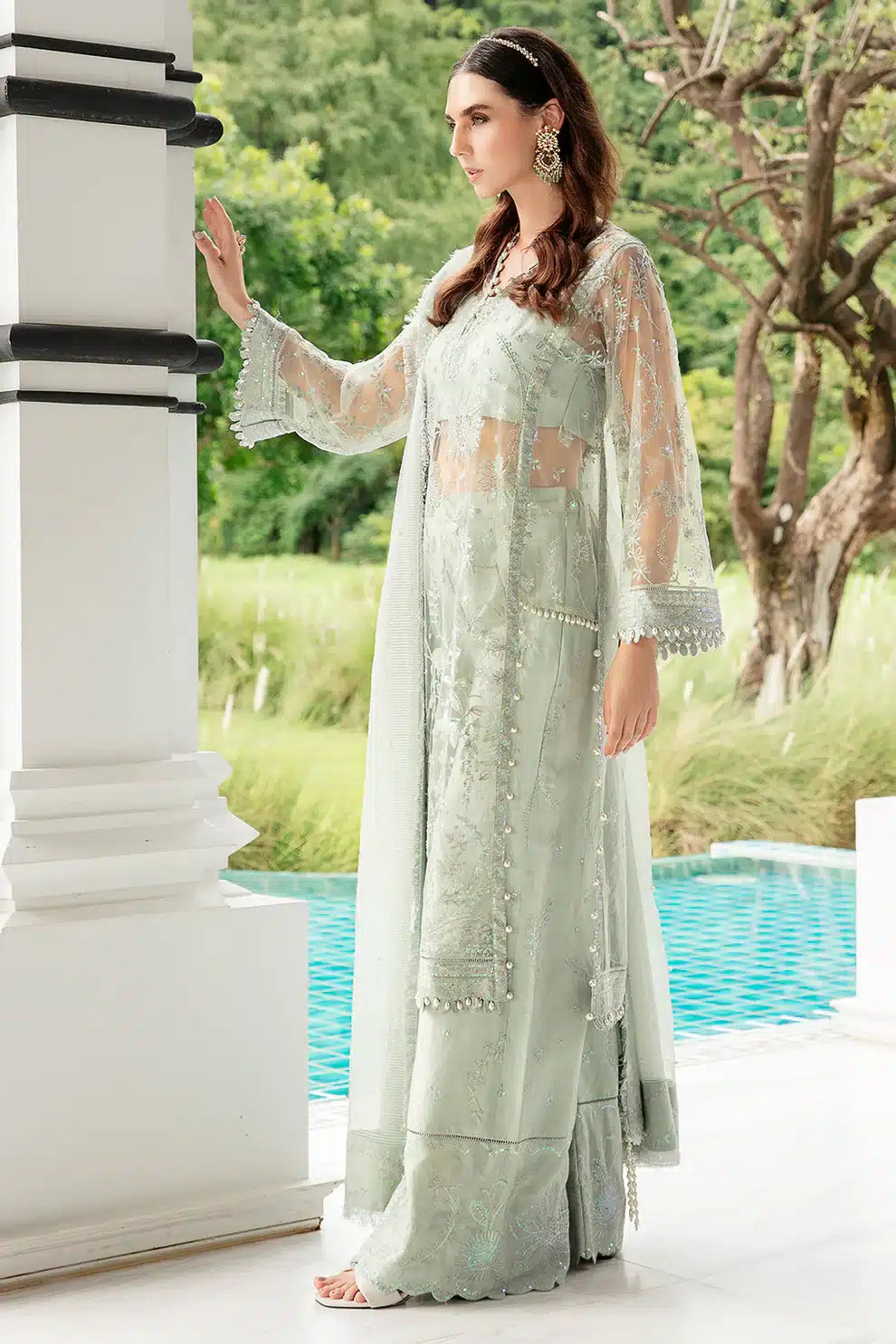 Saad Shaikh | Luminous Formals 23 | ELA - by - Libasekhas UK - Registered Vendor of : Saad Shaikh - 100% Original Designer Dresss