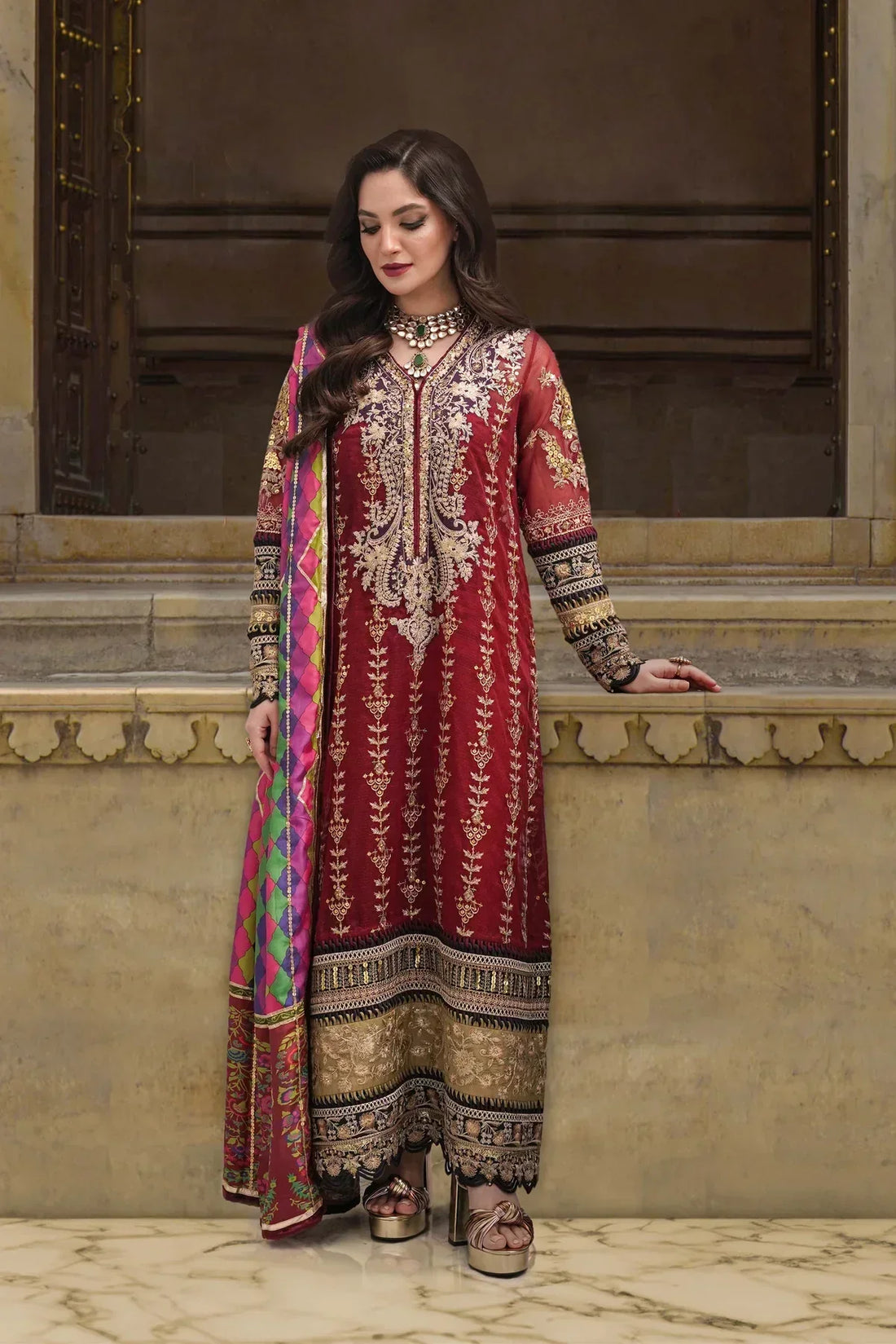 Sable Vogue | Festive Collection | FC-04 - by - Libasekhas UK - Registered Vendor of : Sable Vogue - 100% Original Designer Dresss