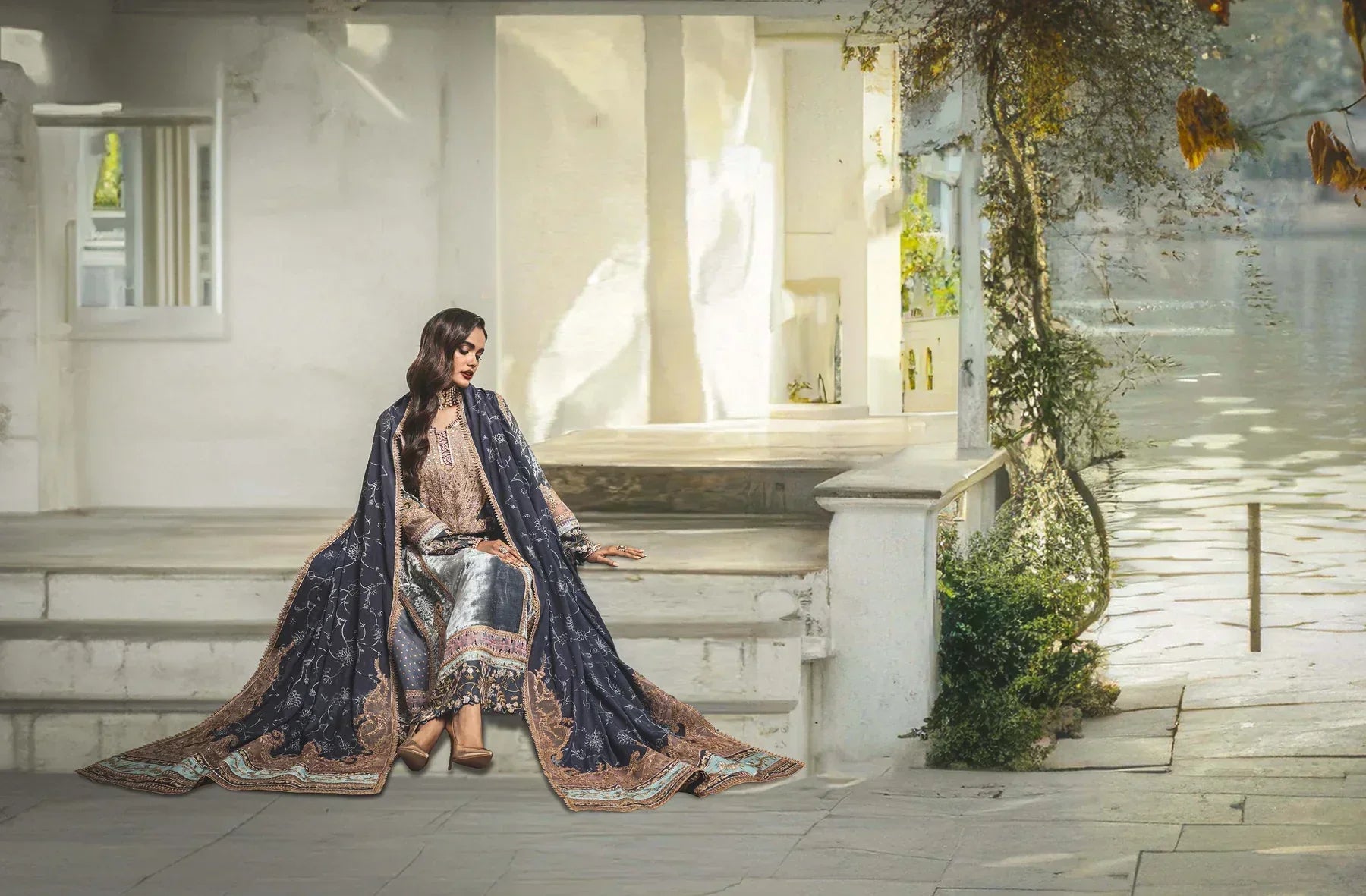 Sable Vogue | Festive Collection | FC-05 - by - Libasekhas UK - Registered Vendor of : Sable Vogue - 100% Original Designer Dresss