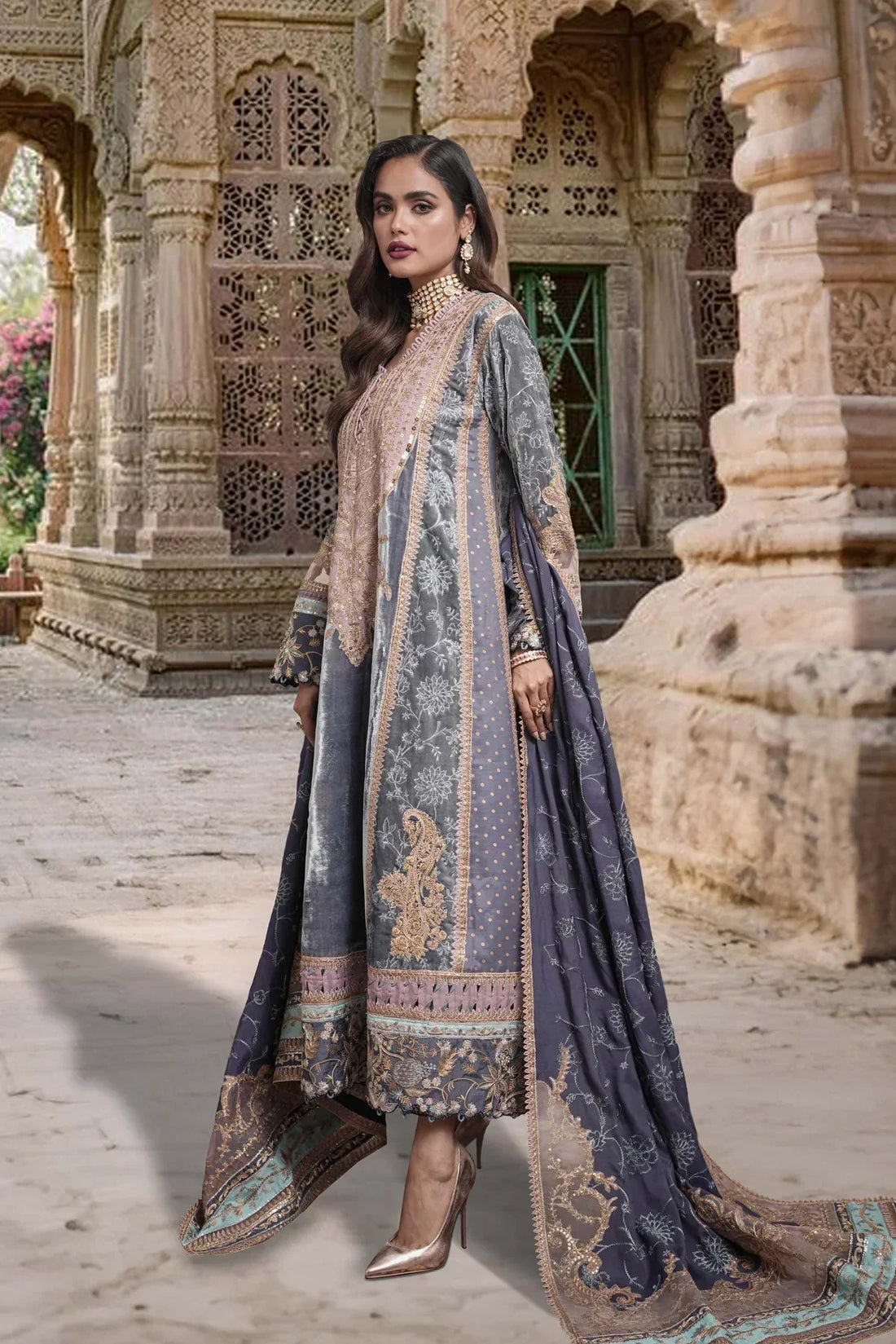 Sable Vogue | Festive Collection | FC-05 - by - Libasekhas UK - Registered Vendor of : Sable Vogue - 100% Original Designer Dresss