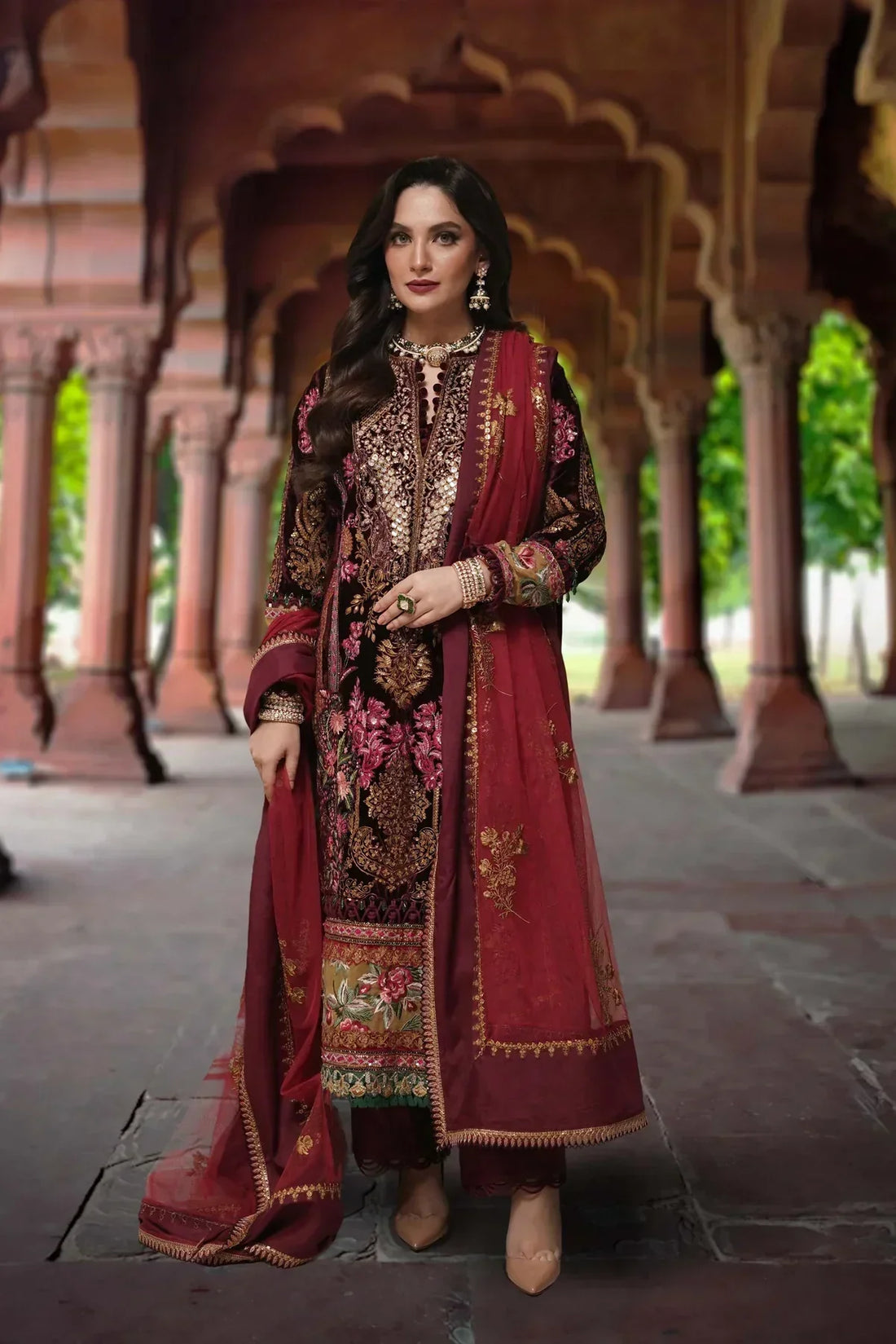 Sable Vogue | Festive Collection | FC-06 - by - Libasekhas UK - Registered Vendor of : Sable Vogue - 100% Original Designer Dresss