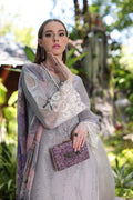 Noor by Saadia Asad | Luxury Chikankari Lawn24 | D1-B Grey Ombre - by - Libasekhas UK - Registered Vendor of : Noor by Saadia Asad - 100% Original Designer Dresss