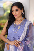 Noor by Saadia Asad | Luxury Chikankari Lawn24 | D9-B Purple - by - Libasekhas UK - Registered Vendor of : Noor by Saadia Asad - 100% Original Designer Dresss
